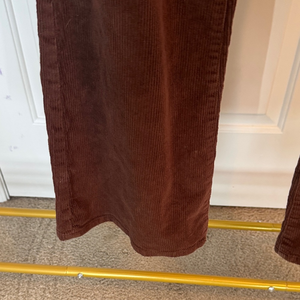 J. Crew Women's Corduroy Flare Pants in Deep Brown Size 28 - Picture 5 of 10
